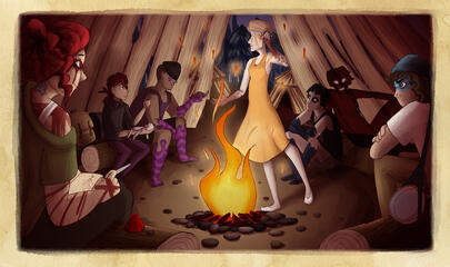 Campsite Concept Art 1 Campsite Concept Art 1