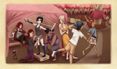 Fantasy Town Concept Art Fantasy Town Concept Art