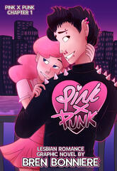 Original concept art and postcard design for Pink x Punk Original concept art and postcard design for Pink x Punk