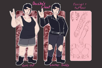 Danika's outfit designs Danika's outfit designs